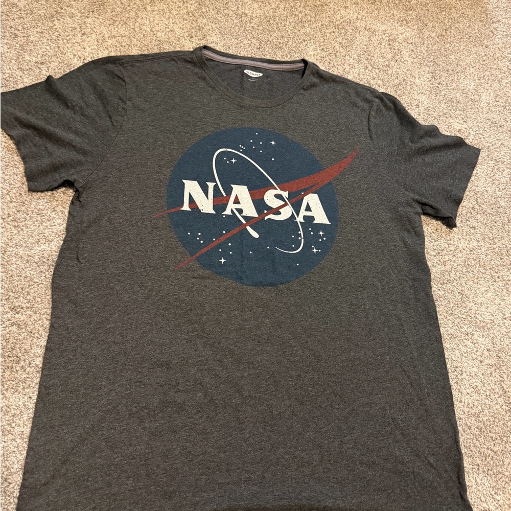 Size L Old Navy Gray NASA T-Shirt